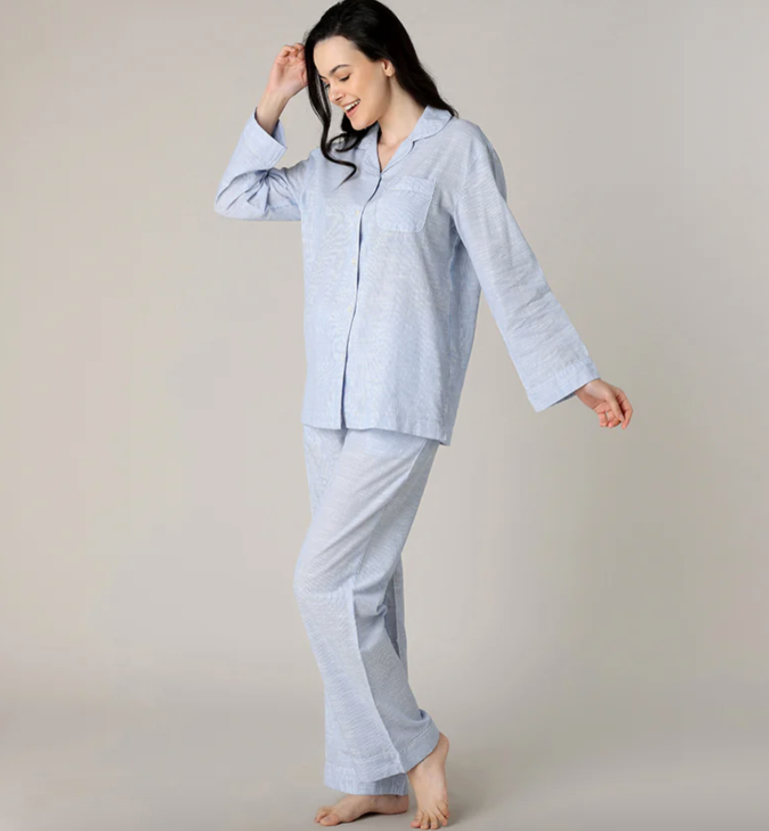 Mahogany CHAMBRAY Pyjama Set