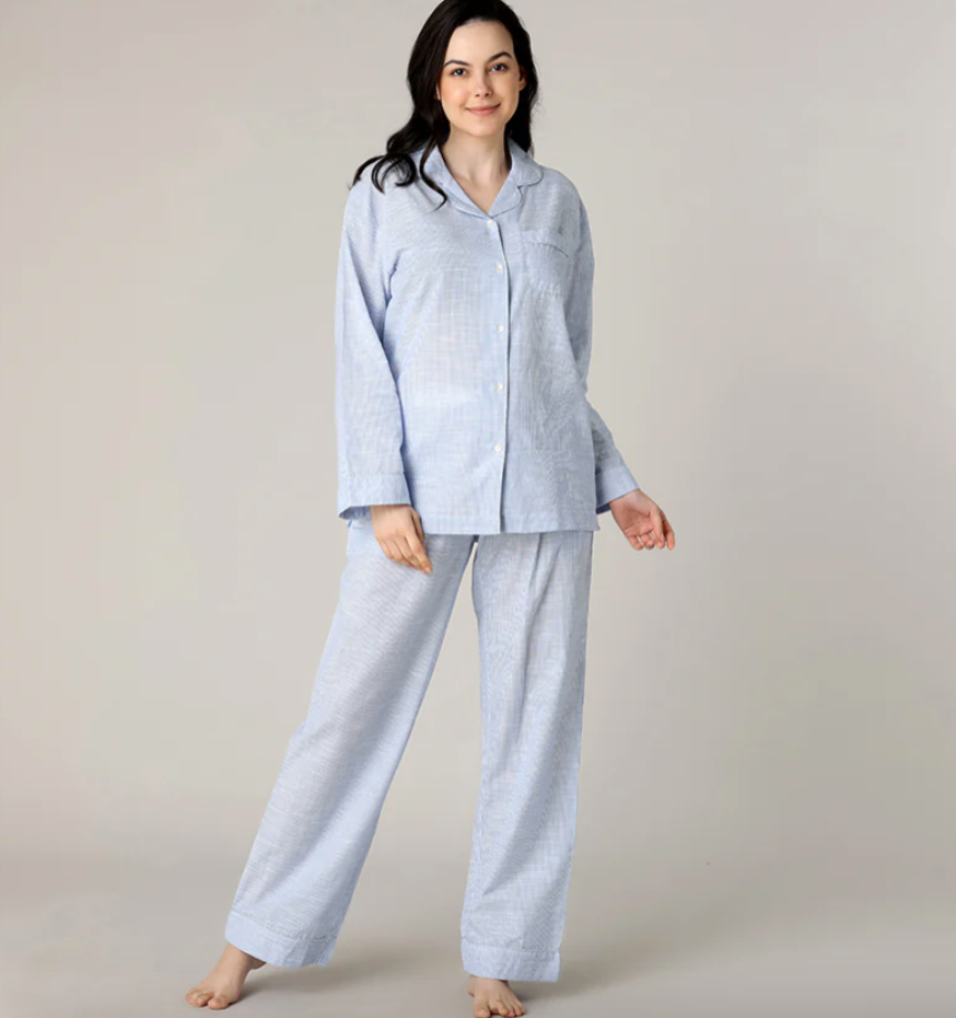 Mahogany CHAMBRAY Pyjama Set