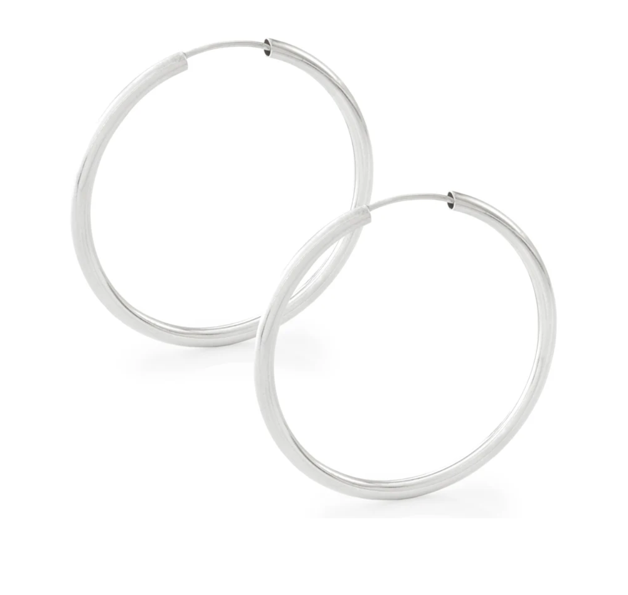 Crafted By CITRUS - Sterling Silver Hoop Earrings