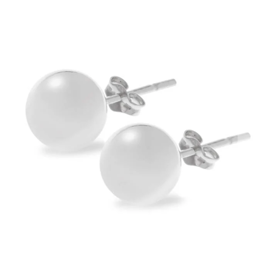 Crafted By CITRUS - Sterling Silver Ball Stud Earrings