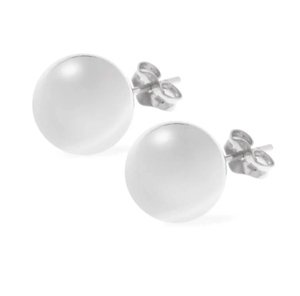 Crafted By CITRUS - Sterling Silver Ball Stud Earrings