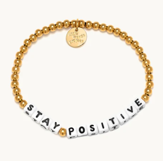 Little Words Project - Gold Stay Positive