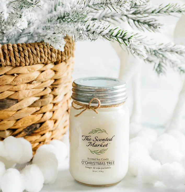 The Scented Market - O'Christmas Tree Soy Candle (16oz)