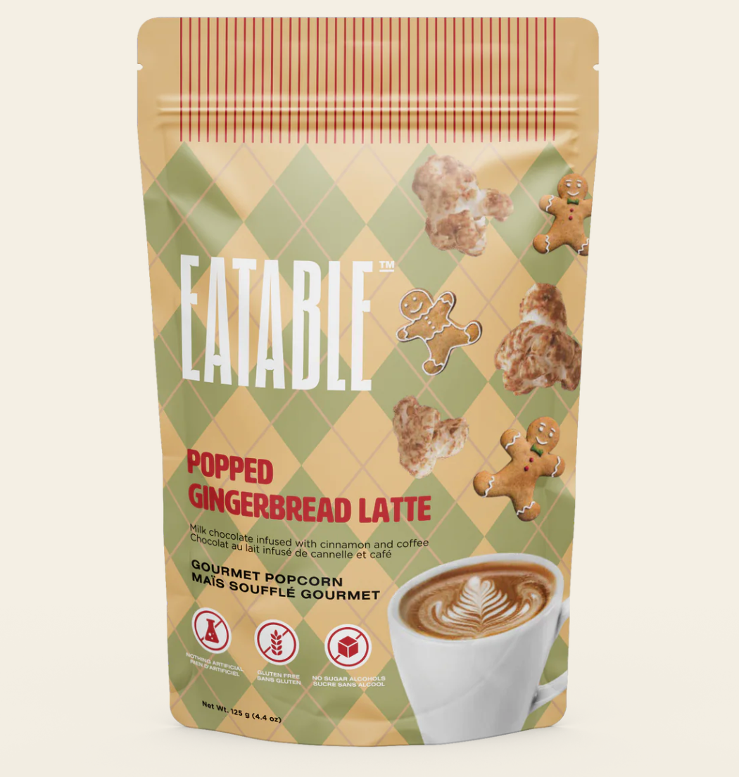 EATABLE Gourmet Popcorn - Gingerbread Latté