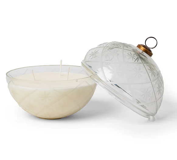 The Scented Market Glass Ornament 3-Wick Candle