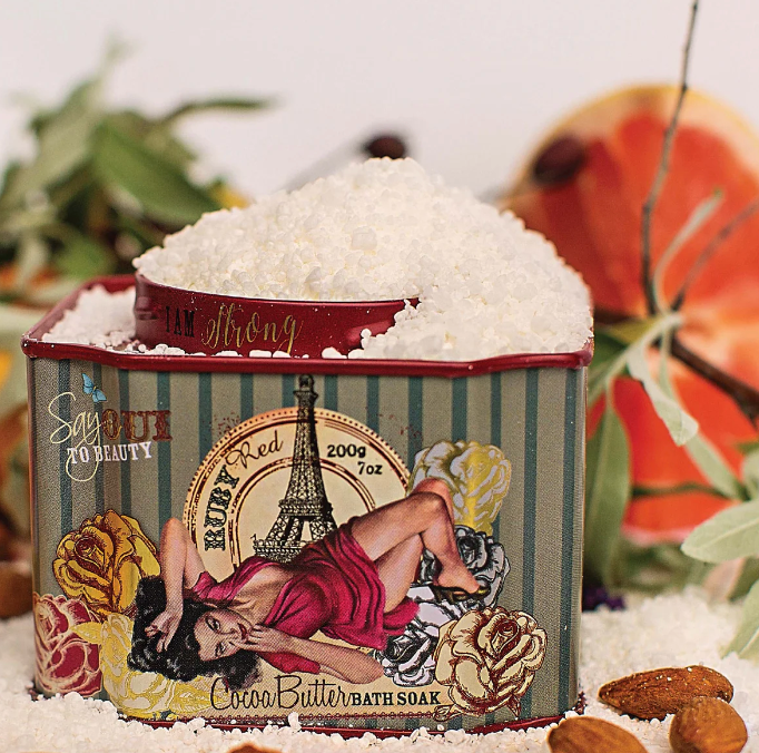 Barefoot Venus Ruby Red Bath Collection - Bath Soak