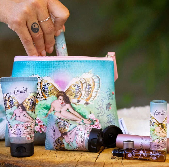 Barefoot Venus Vanilla Effect Collection - Goddess Bag with Mini Glow Essentials