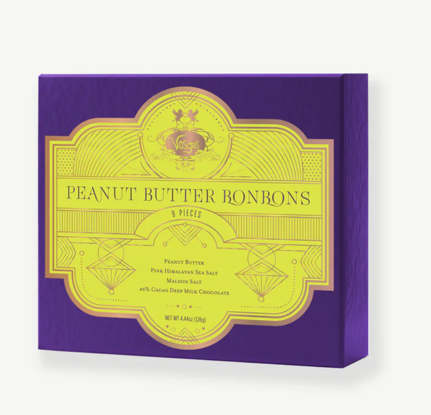 VOSGES Peanut Butter Bonbons 9-Piece Gift Box