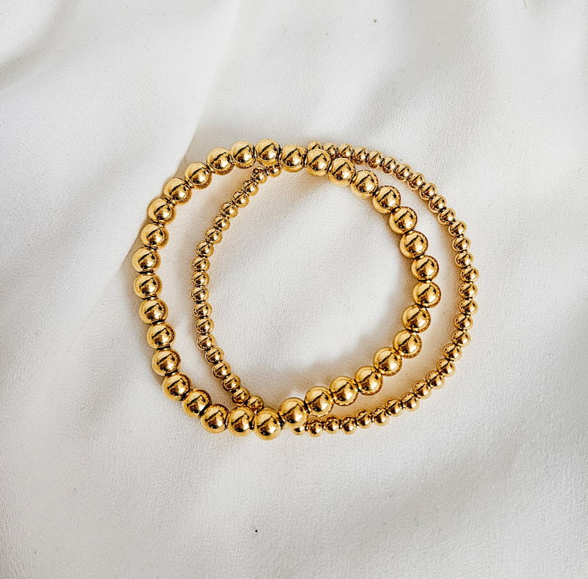 Rock Paper Pretty - Gold Everyday Stacker Bracelet