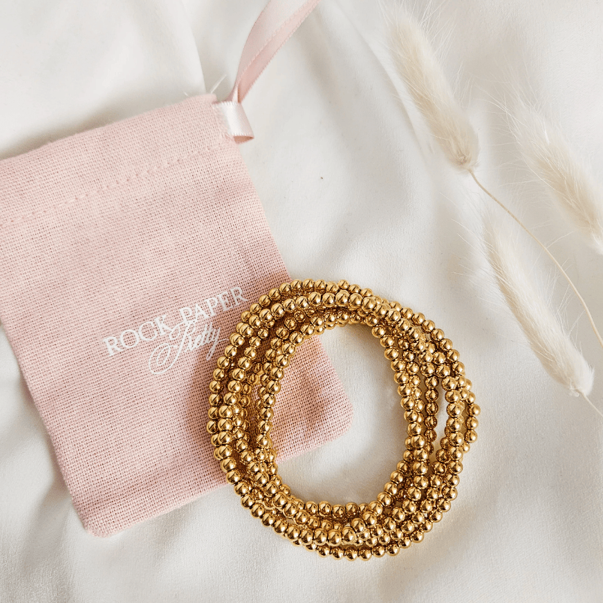 Rock Paper Pretty - Gold Everyday Stacker Bracelet