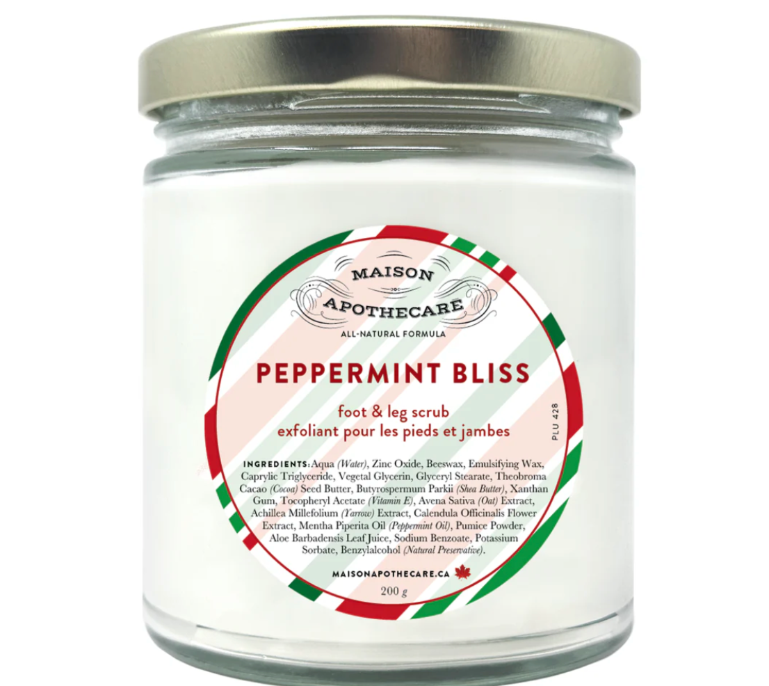 Maison Apothecare - Peppermint Bliss Foot & Leg Scrub