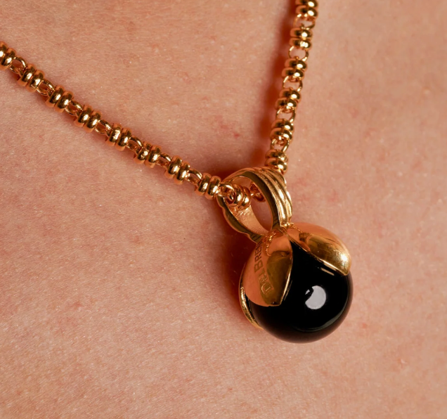 Debbie Travis Italian Jewelry Collection - Onyx Cappellini Pendant