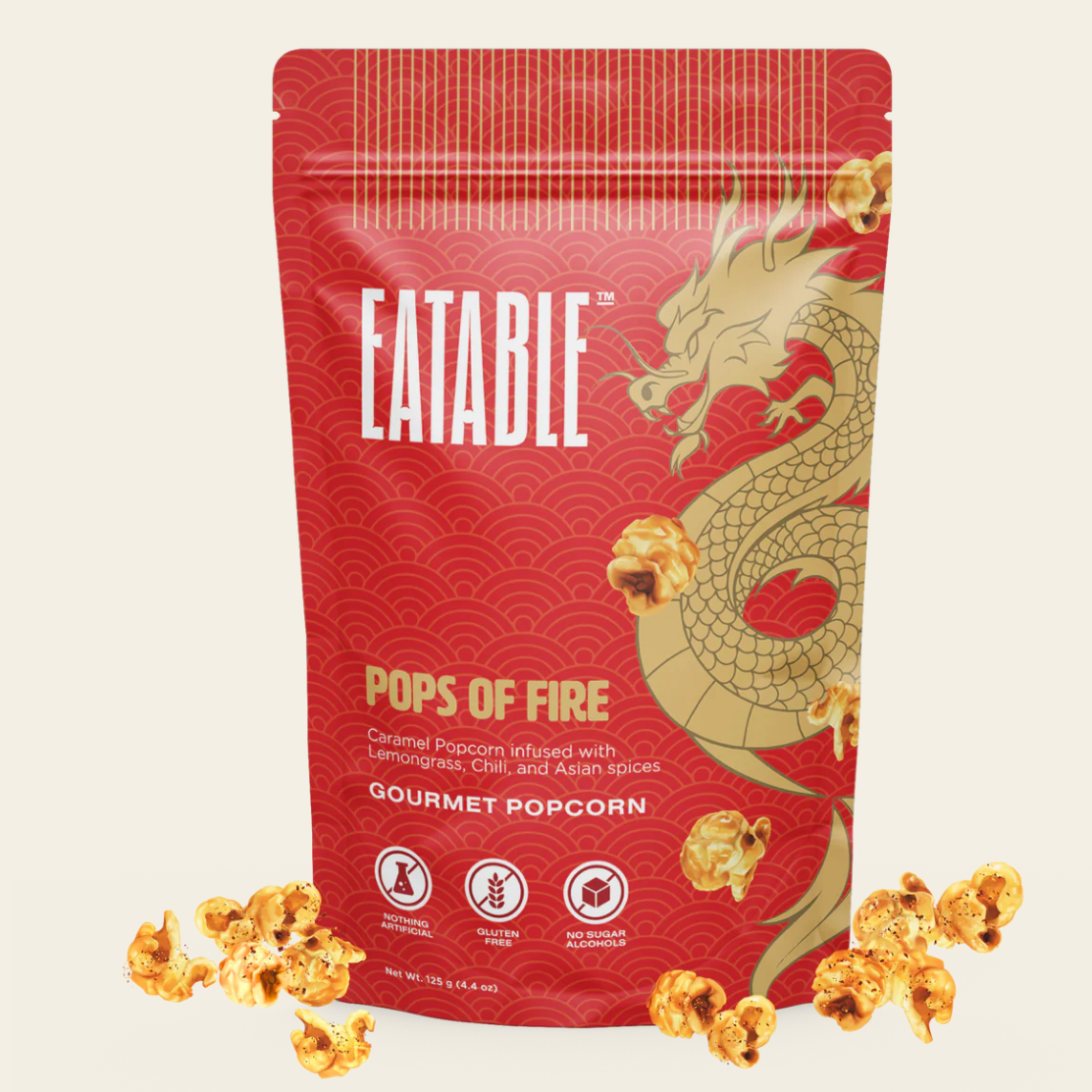 EATABLE Gourmet Popcorn - Pops of Fire (Limited Edition)