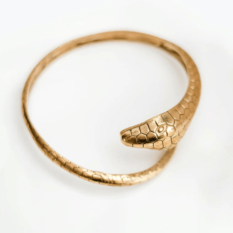 Love Not Fear KUNDALINI Brass Cuff