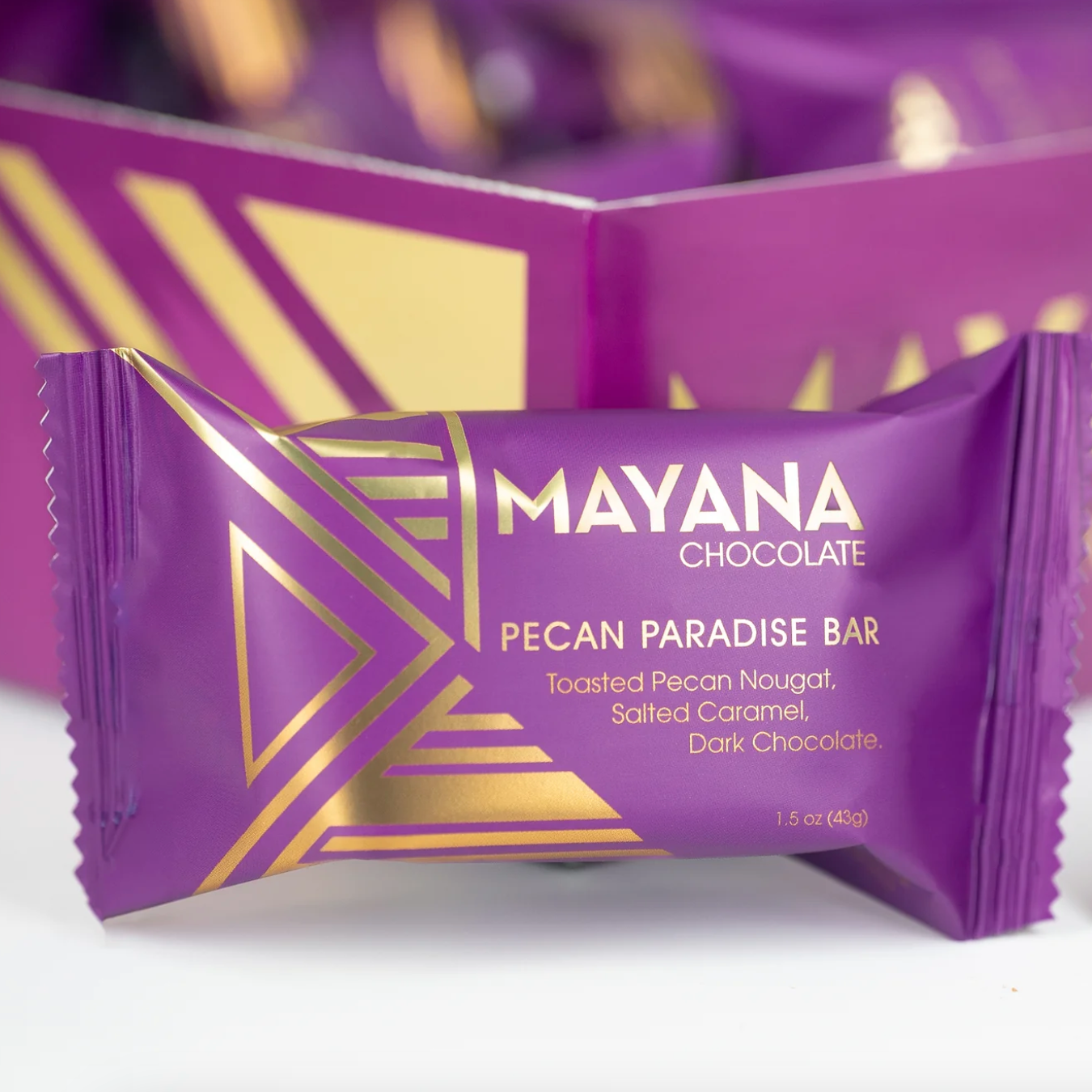 Mayana Mini Chocolate Bar - Pecan Paradise