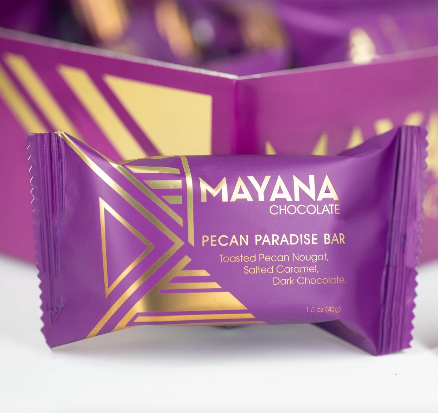 Mayana Mini Chocolate Bar - Pecan Paradise