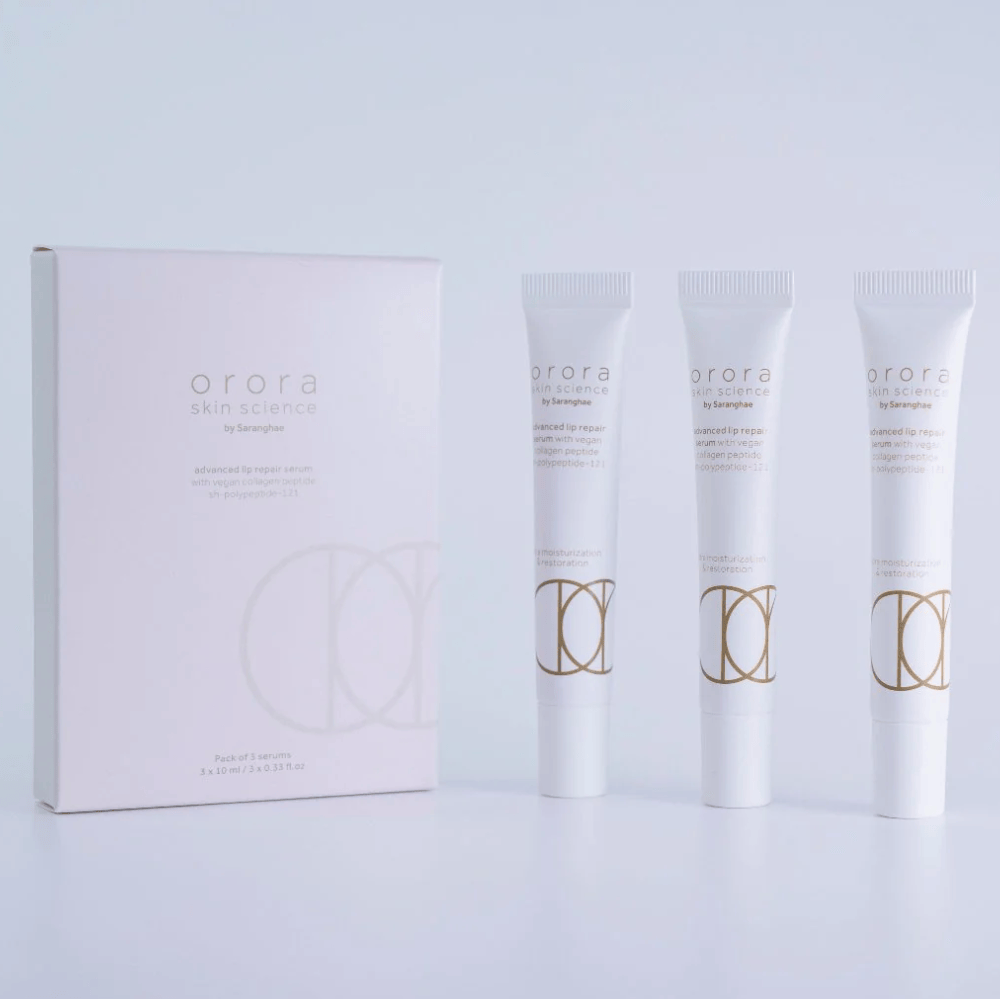 ORORA SKIN SCIENCE Advanced Lip Repair Serum with Vegan Collagen Peptide (Pack of 3)