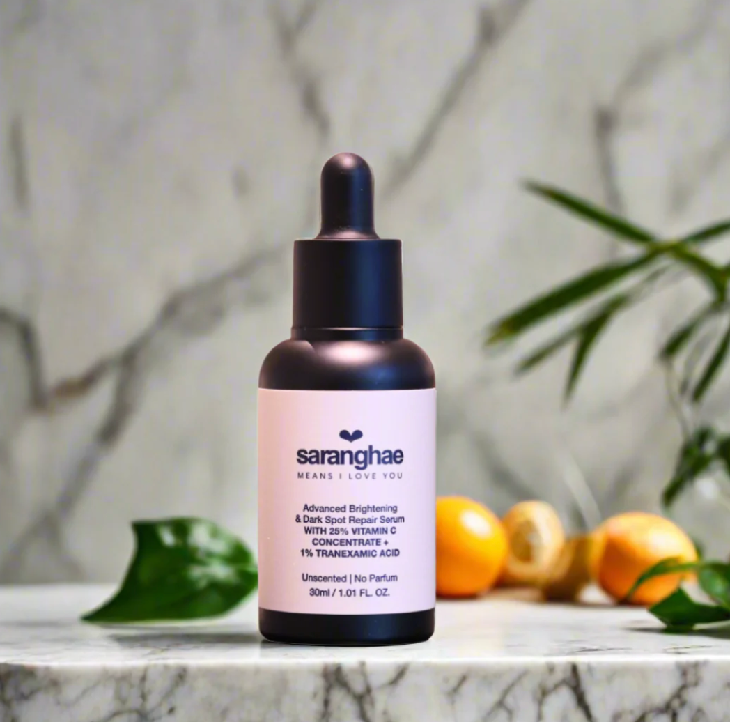 SARANGHAE SKIN Advanced Brightening & Dark Spot Repair Serum with 25% Vitamin C Concentrate + 1% Tranexamic Acid