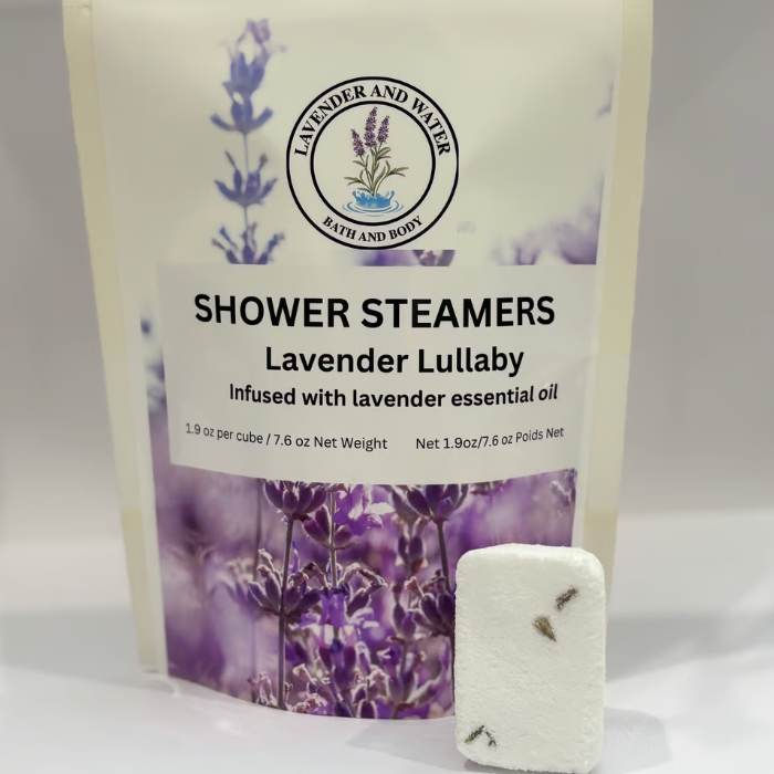 Lavender & Water Shower Steamers - Lavender Lullaby