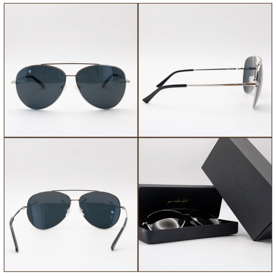 Sol Kyst LOGAN Aviator Sunglasses