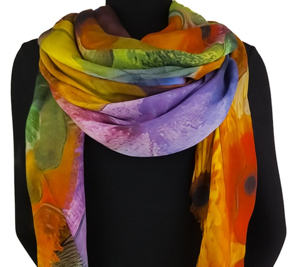 LOLILI Fine Art Scarf - Bloom