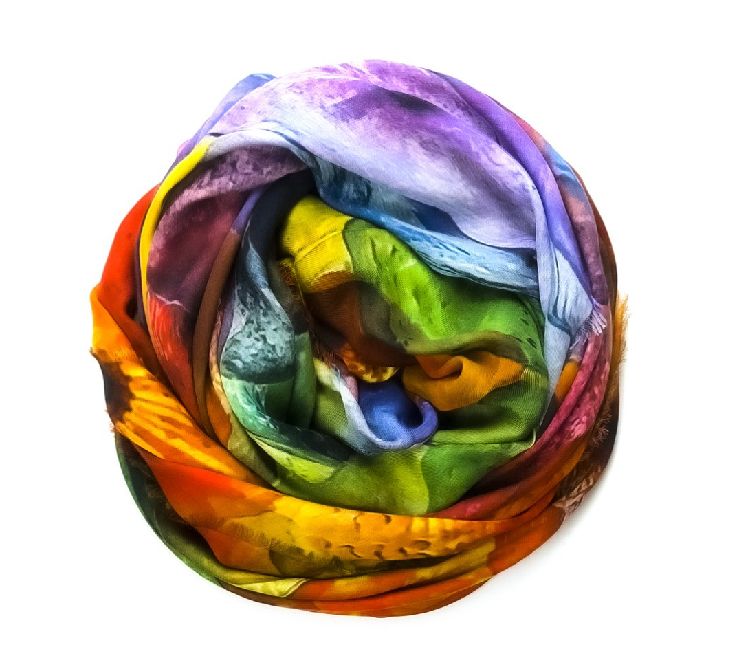 LOLILI Fine Art Scarf - Bloom