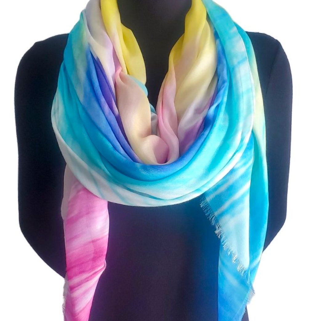 LOLILI Fine Art Scarf - Prismatic