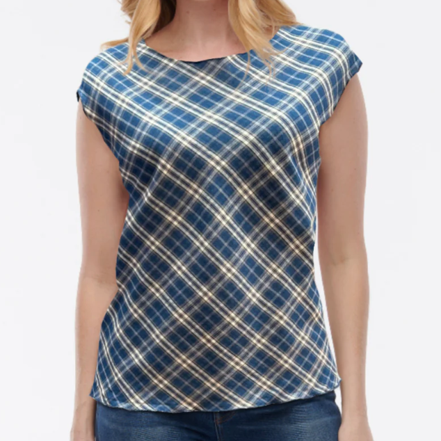 Helene Clarkson Design SHILO 4-Way Reversible Cotton Top