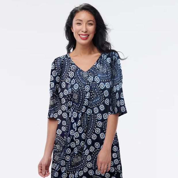 Helene Clarkson Design BAKU Reversible Wrinkle-Free Dress