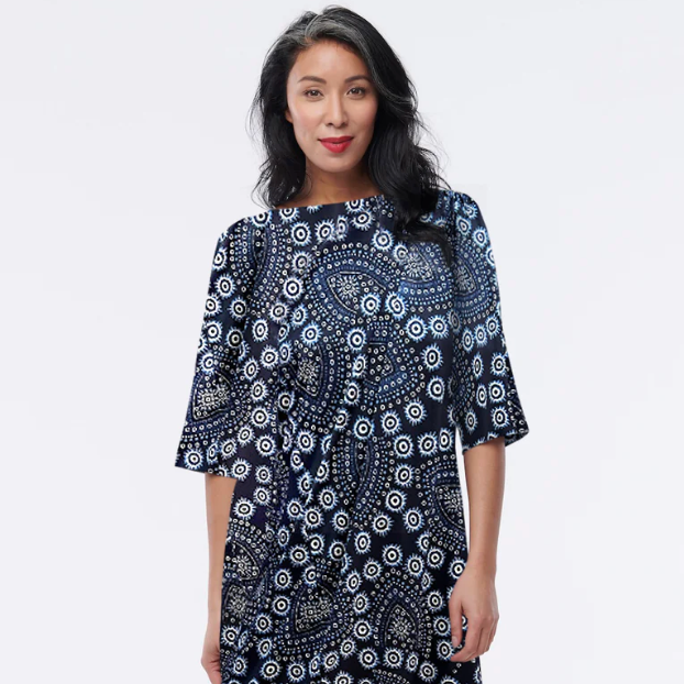 Helene Clarkson Design BAKU Reversible Wrinkle-Free Dress