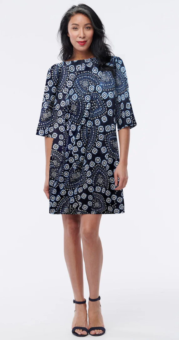 Helene Clarkson Design BAKU Reversible Wrinkle-Free Dress