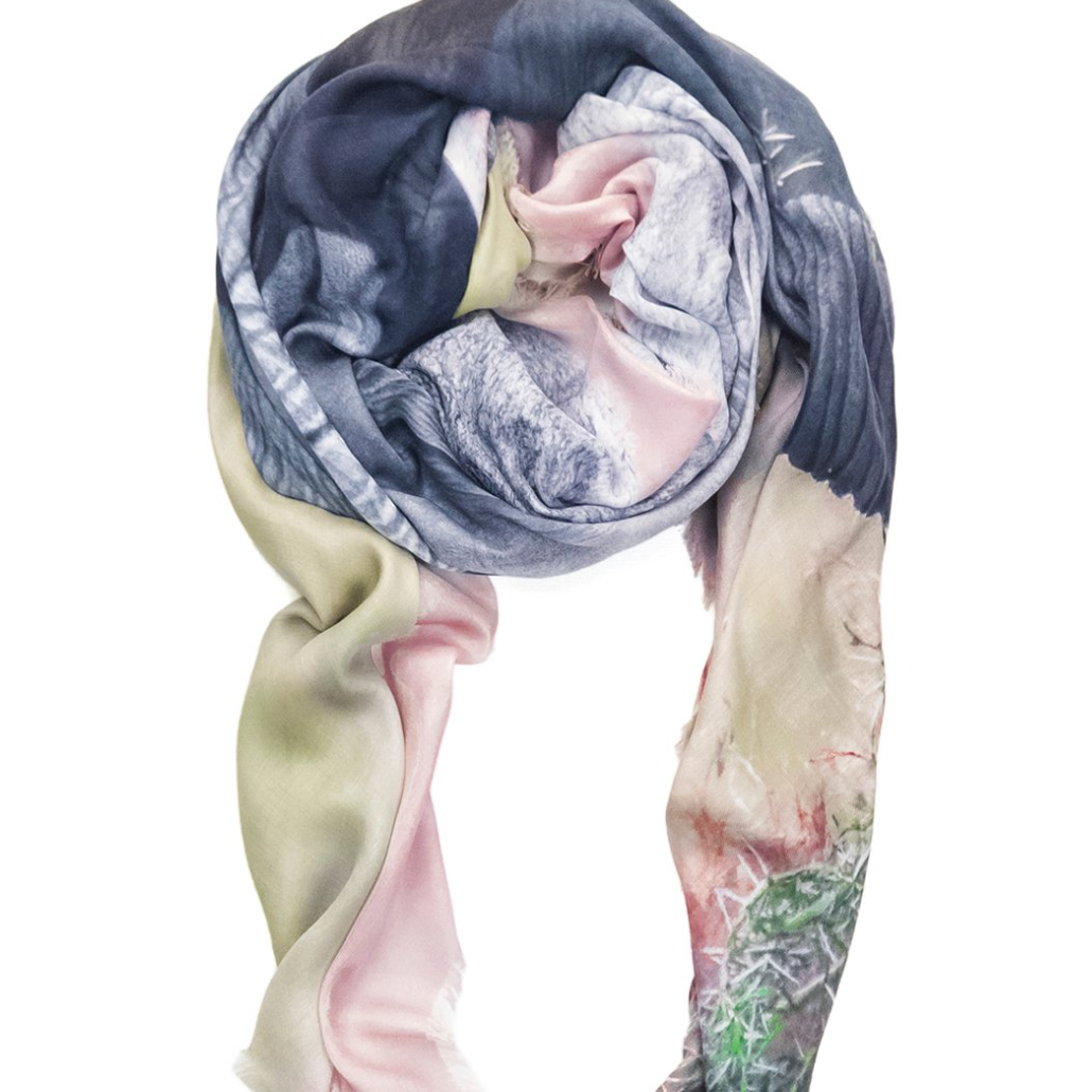 LOLILI Fine Art Scarf - Savanna Love