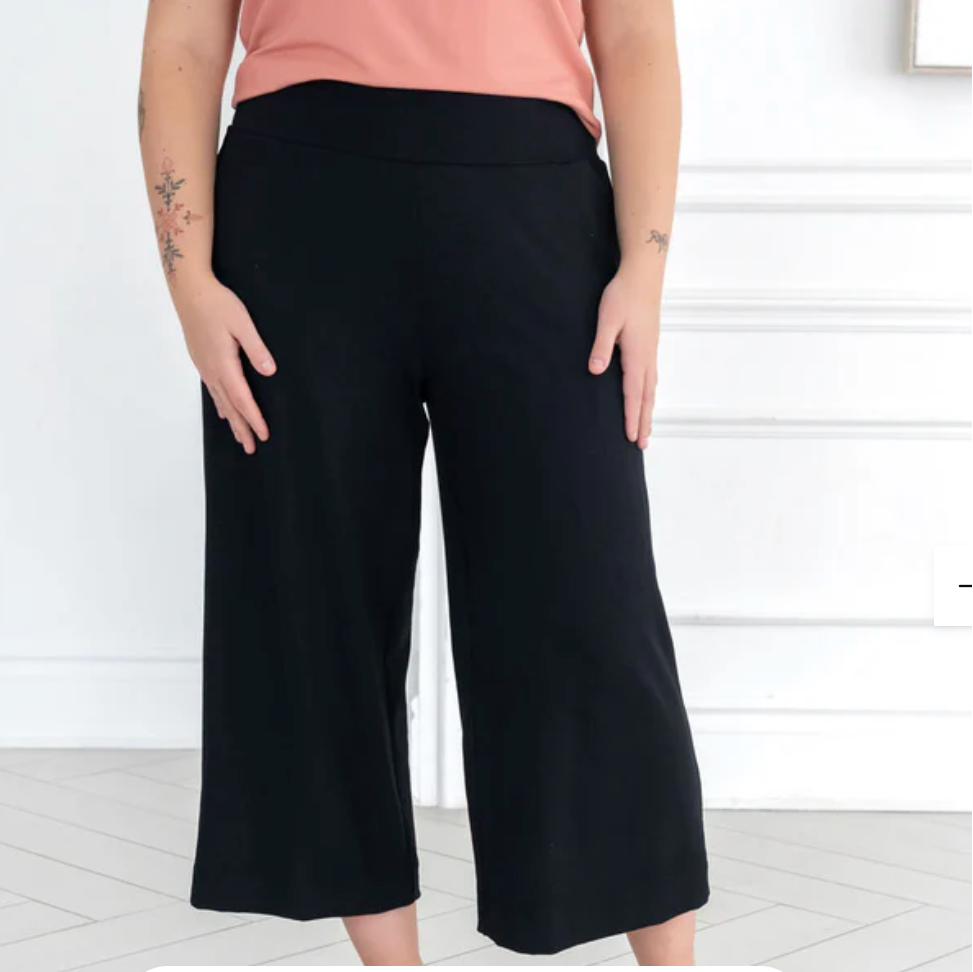 Encircled - The Dressy Wide Leg Crop Pant