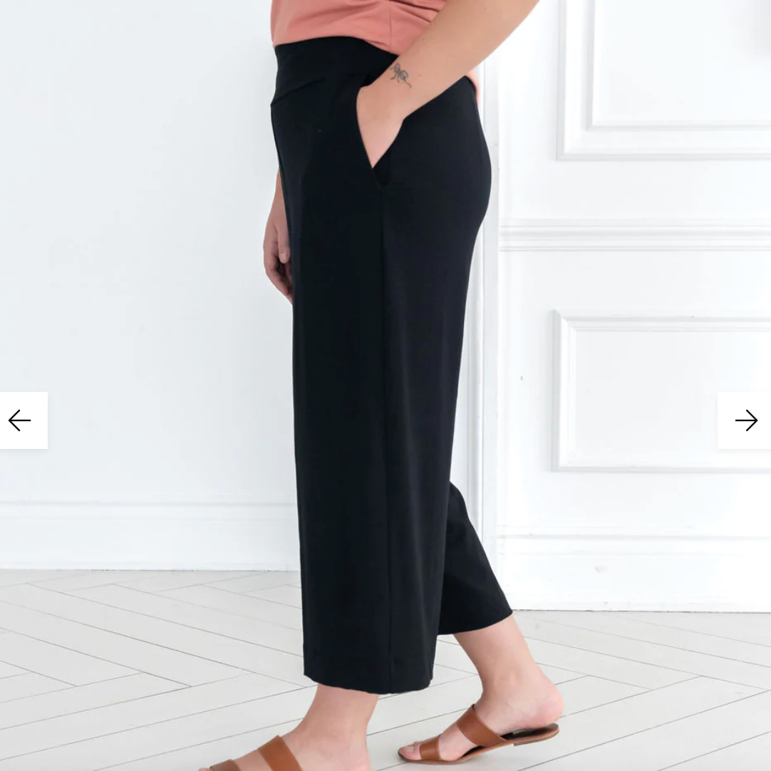 Encircled - The Dressy Wide Leg Crop Pant