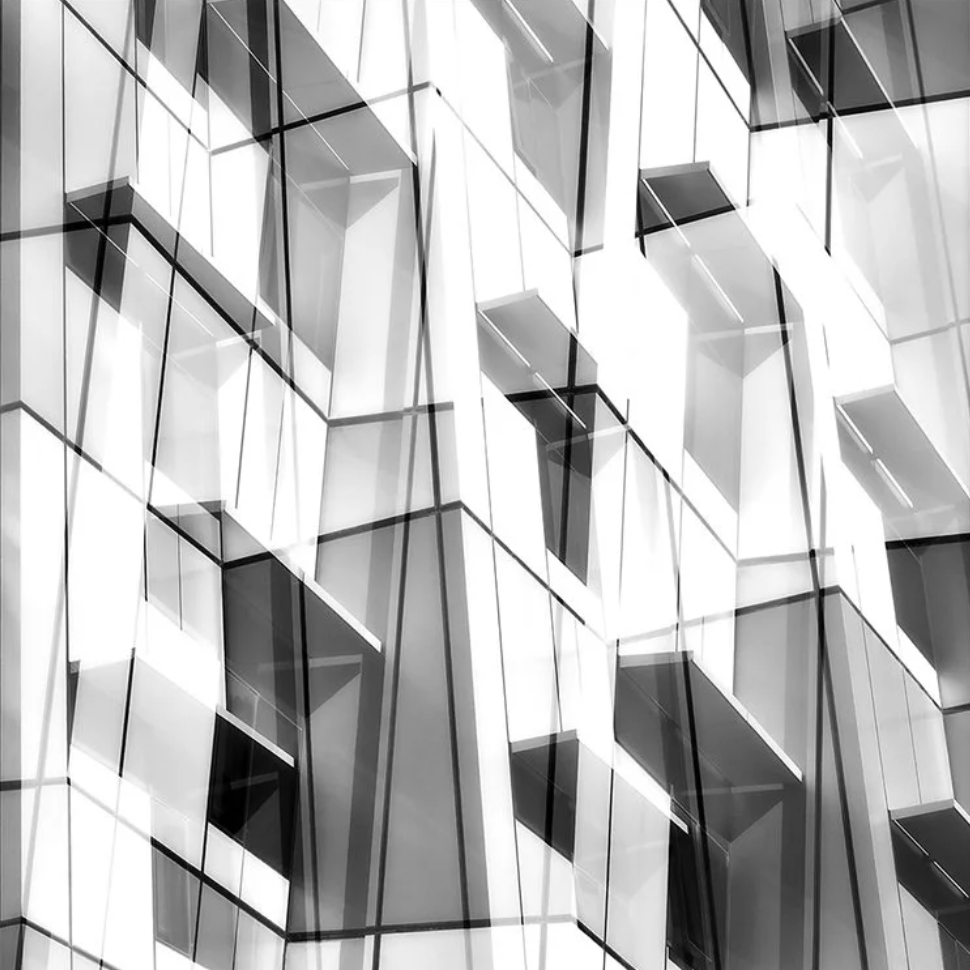 LOLILI Fine Art Scarf - Urban Geometry