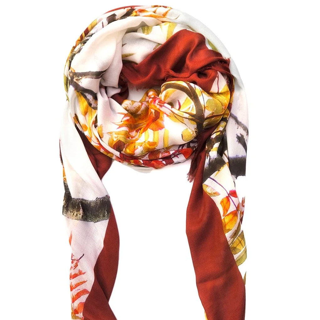 LOLILI Fine Art Scarf - Sumac
