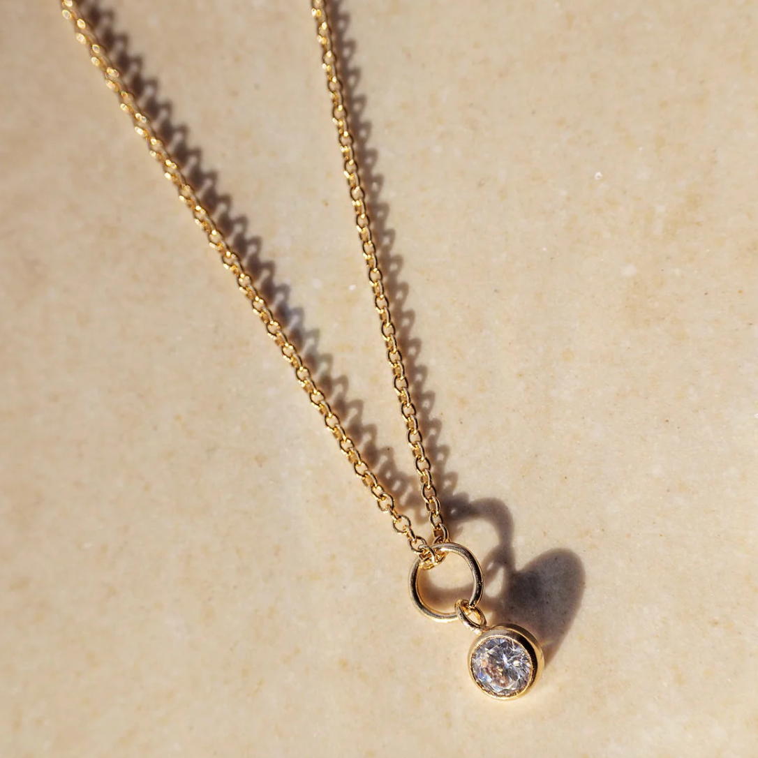 Shiny Soul Creations - Dainty Crystal Necklace