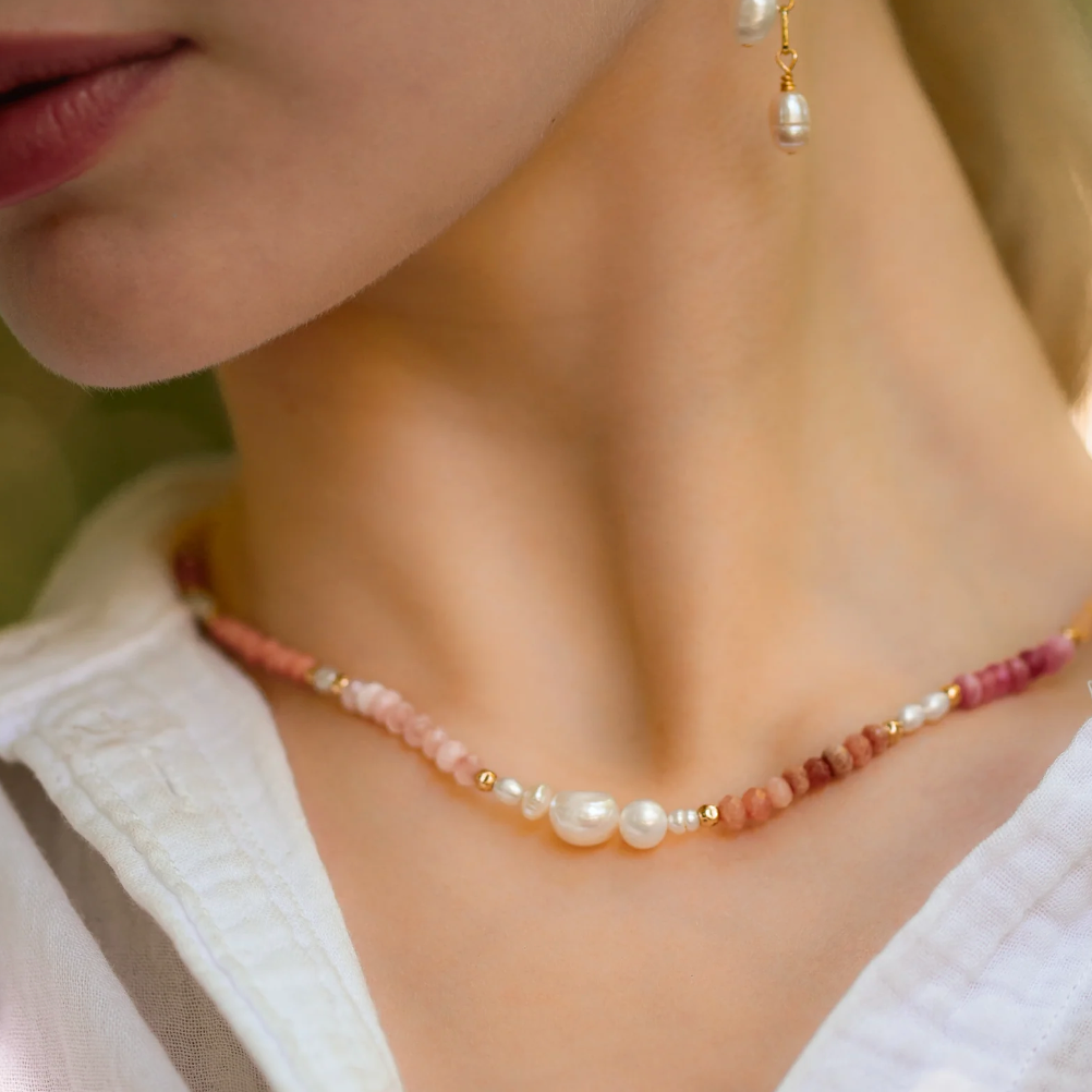 Still Wild - Ombré Necklace in Rosé