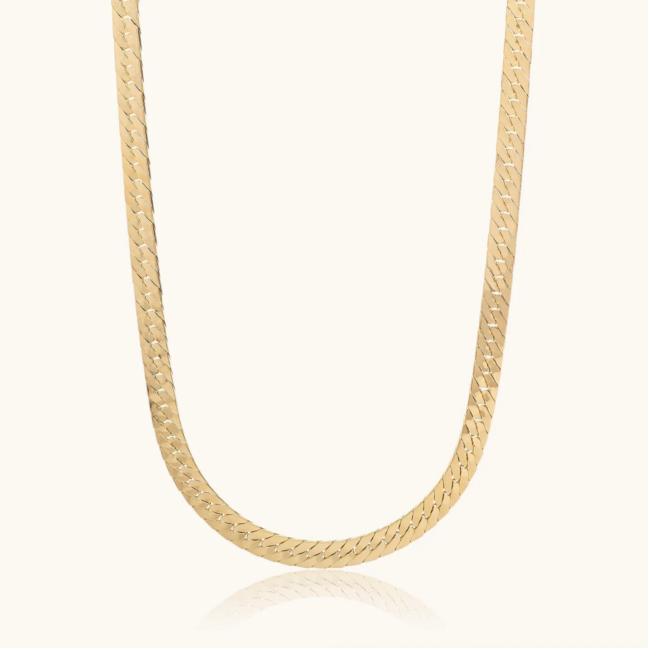 Olaeda - Fancy Herringbone Chain (14k Gold Filled)