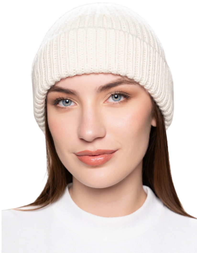 Woman wearing white beanie, screenshot Sept 15, 2025