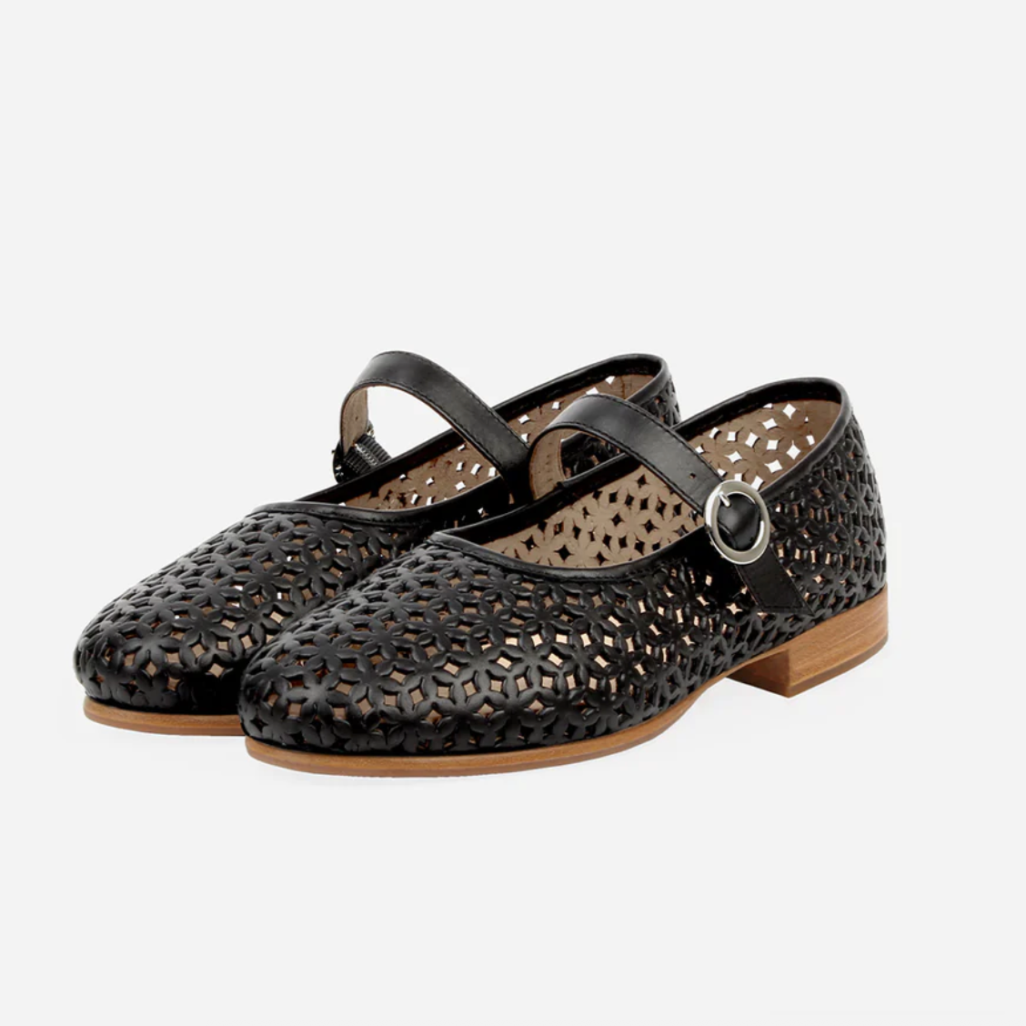 Black cut-out Mary Jane shoes - Screenshot 2025-09-20