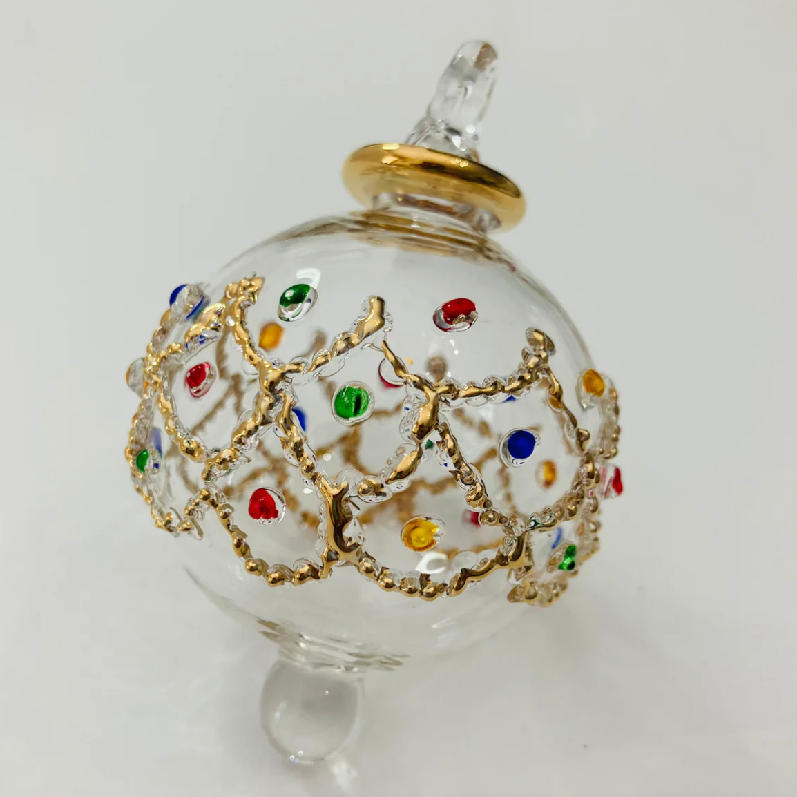 Dandarah - Blown Glass Coloured Gems Ornament