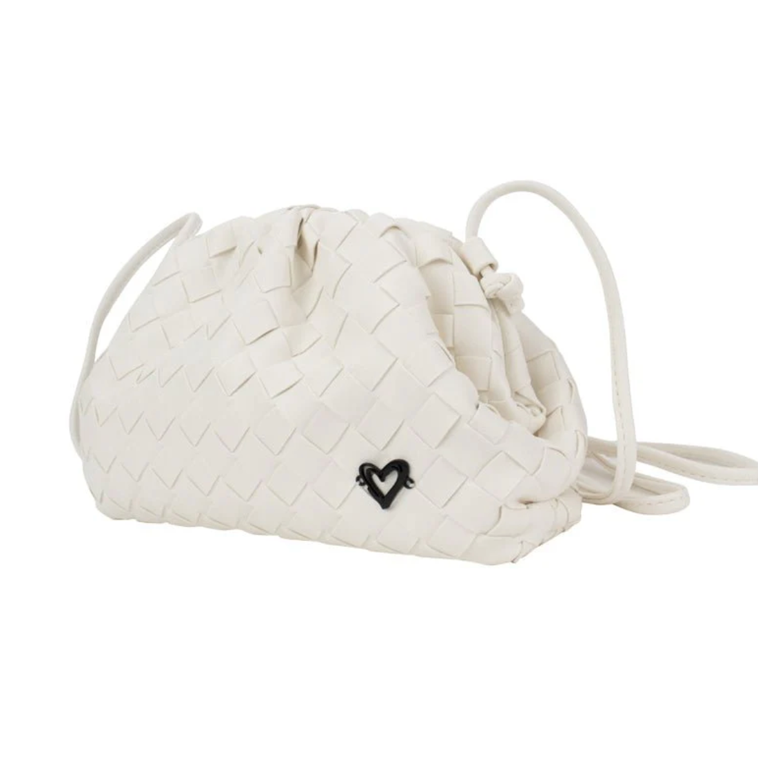 preneLOVE ELGIN Clam Woven Vegan Leather Clutch