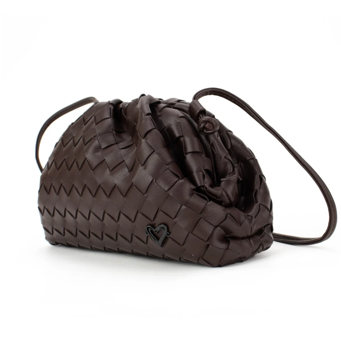 preneLOVE ELGIN Clam Woven Vegan Leather Clutch