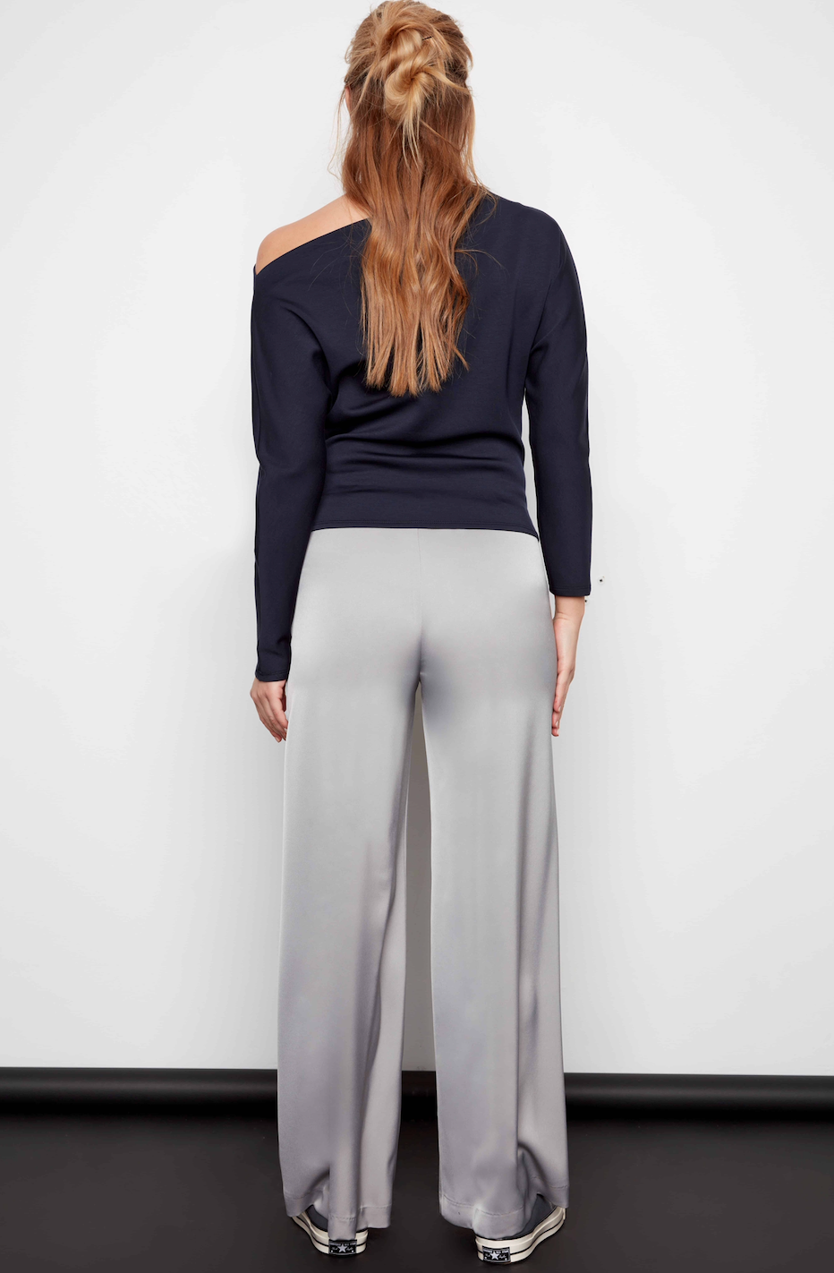 ILTM DIMITRA Satin Wide-Leg Pants