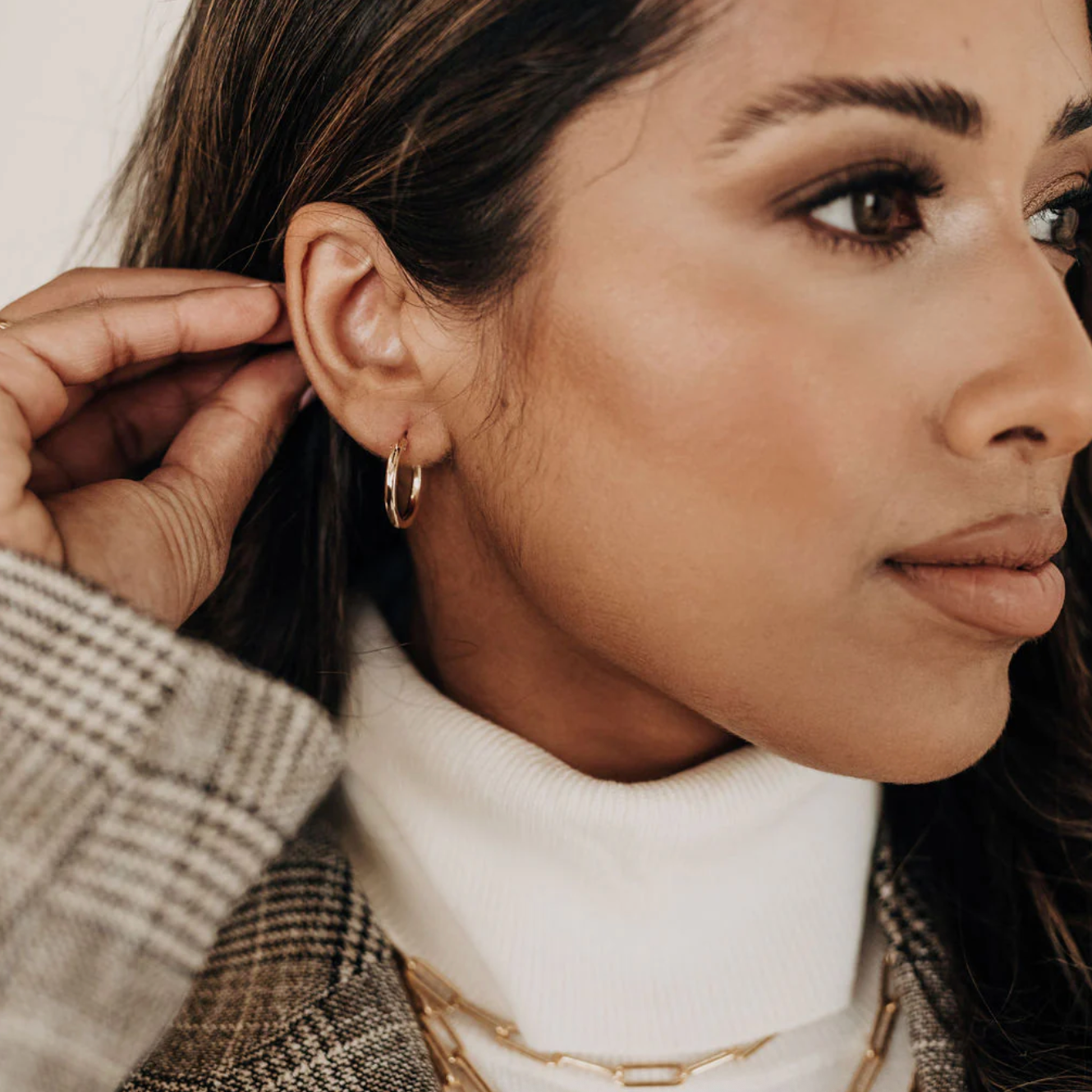 Olaeda - European Hoops (14k Gold Filled)