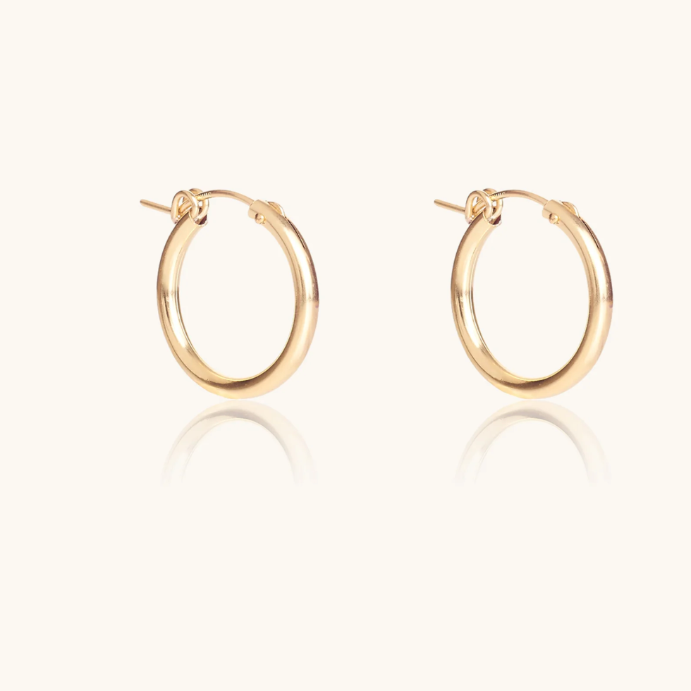 Olaeda - European Hoops (14k Gold Filled)