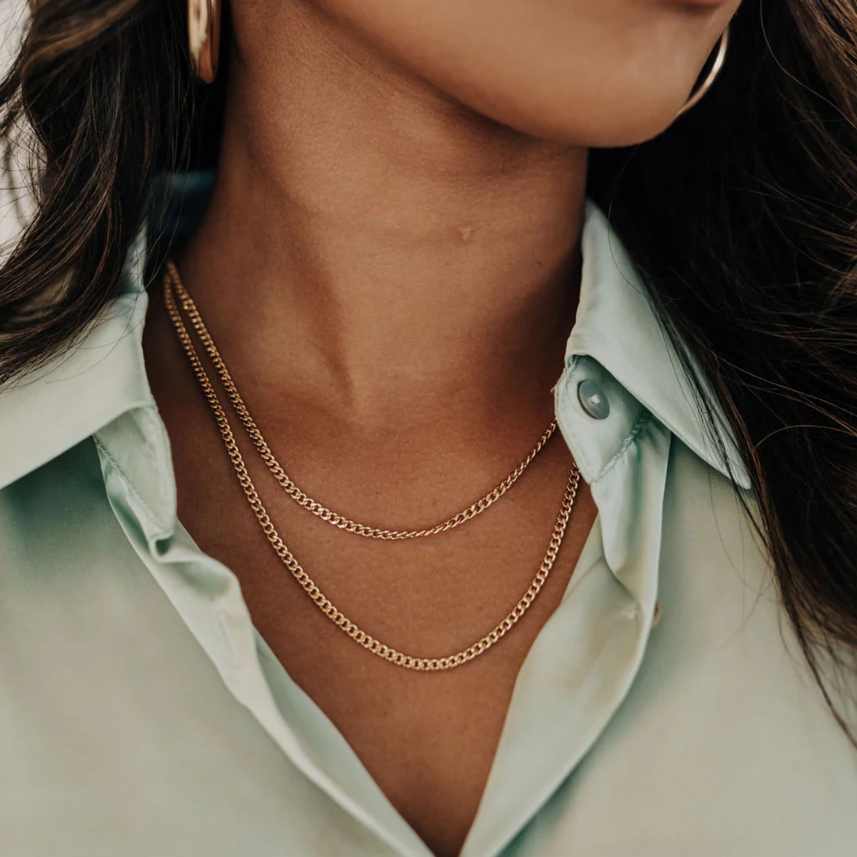 Olaeda - Curb Chain (14k Gold Filled)