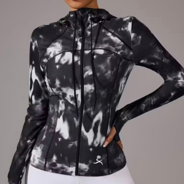 Run Free by Vee - Tie Dye Zip Hoodie