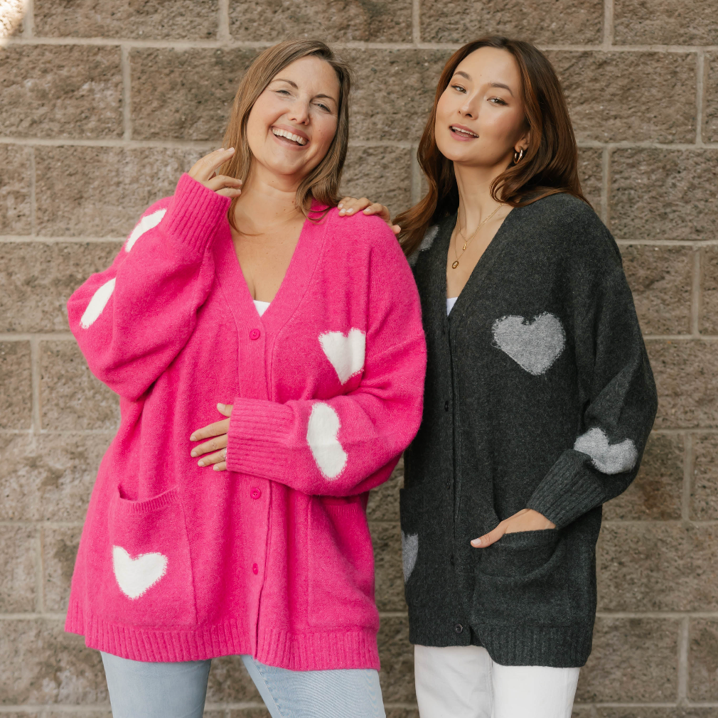 Smash & Tess ADORA Cardigan - Charcoal/Grey